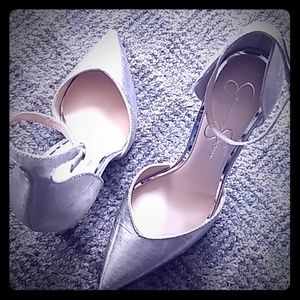 Silver Jessica Simpson Dress Shoes
